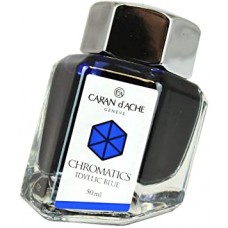 Caran D'ache INK-IDYLLIC BLUE 田園藍色瓶裝墨水 CDA8011.140