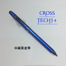 CROSS TECH3+ METALLIC BLUE MULTI-FUNCTION PEN-藍色多功能筆