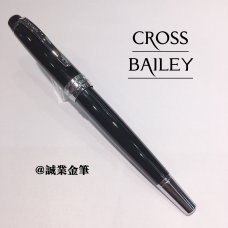 CROSS BAILEY MEDALIST BLACK LACQUER  ROLLERBALL PEN-寶珠筆簽字筆