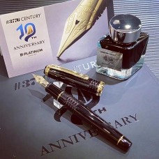 Platinum #3776 CENTURY 10th anniversary limited edition fountain pen | 白金 3776 世紀 十週年紀念限量版 黑色金夾 墨水筆套裝 PTPNB-40000#1