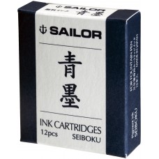 寫樂 Sailor 青墨 12pcs/box 墨水芯  13-0602-144