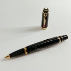 Mont Blanc 萬寶龍 Boheme Rollerball Pen 短款黑色（紅石）寶珠筆 25300