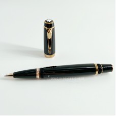 Mont Blanc 萬寶龍 Boheme Fountain Pen 短款黑色玫瑰金夾（茶色石）墨水筆 25534